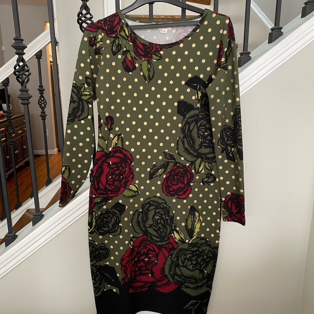 LuLaRoe elegant collection Julia dress size S